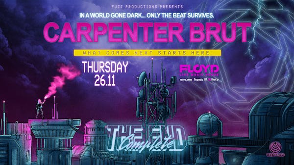 Ο Carpenter Brut έρχεται στην Αθήνα με την περιοδεία «The End Complete»